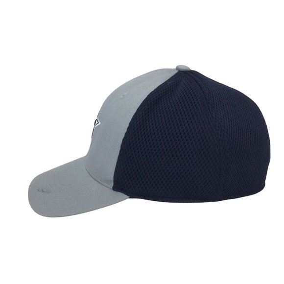 Dallas Cowboys Authentic Mens L/XL Fitted Baseball Cap Flex Navy & Gray - Picture 3 of 7